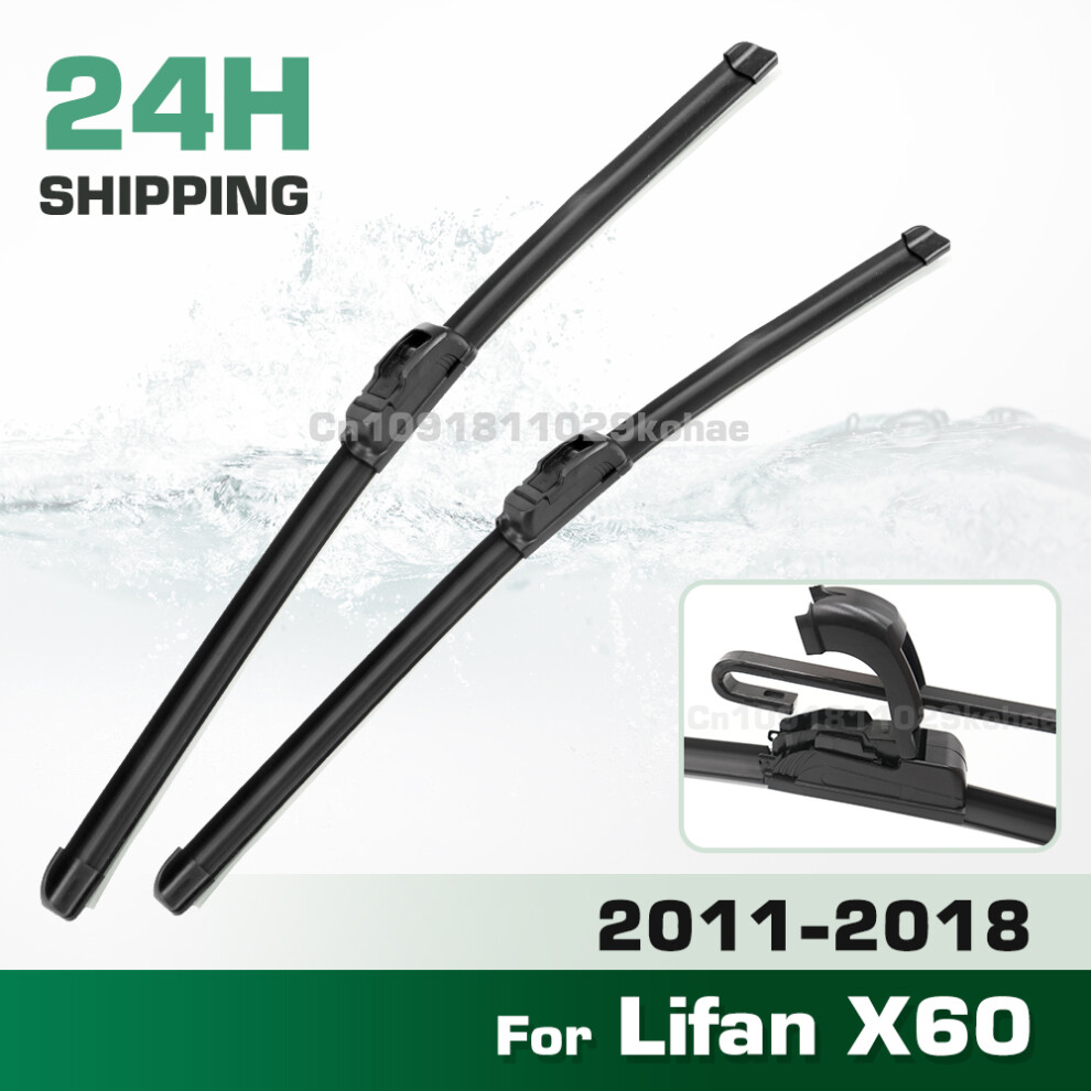 (2Pcs) Wiper Lhd&Rhd Front Wiper Blades Set For Lifan X60 2011 - 2018 Windshield Windscreen Window Brush 26" 18" 6935159279332