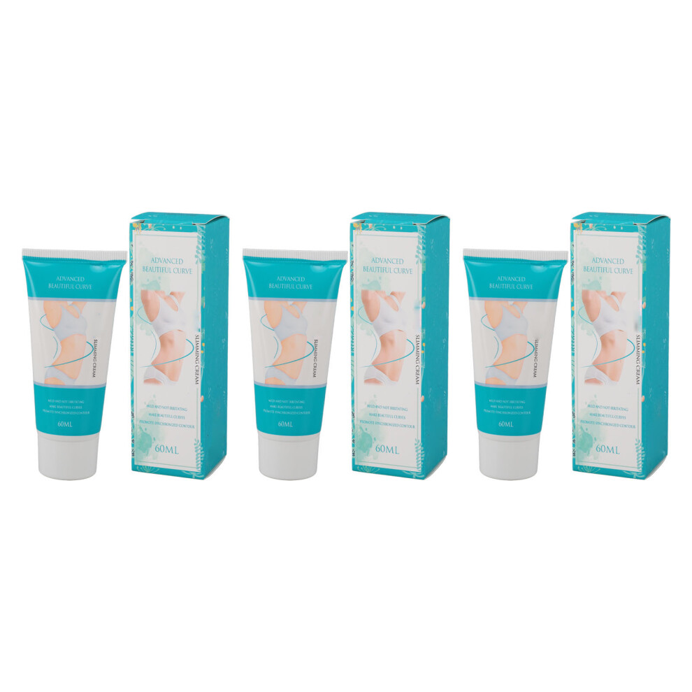 Cream 3Pcs Body Slimming 60Ml Fat Burning Moisturizing