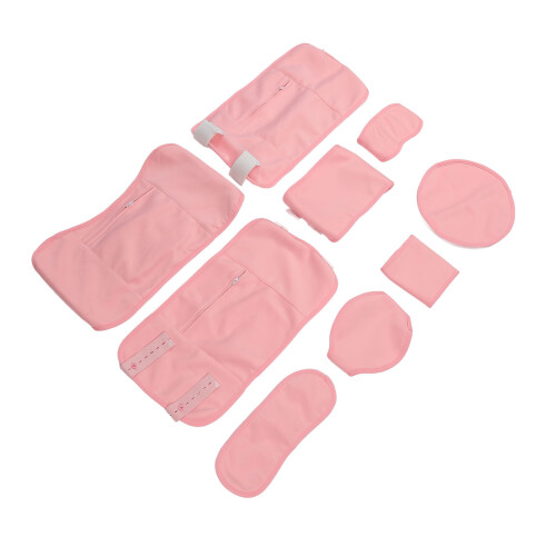 9PCS Castor Oil Pack Set Reusable Adjustable Wrap Kit 2