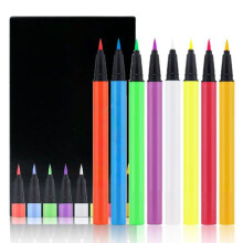 8 Color Glow Eyeliner Waterproof Pigmented Pencil Set Makeup
