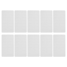10 Pcs Eyebrow Tattoo Practice Silicone Reusable Double Sided Skin