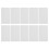 10x Eyebrow Tattoo Practice Silicone Double-Sided Skin 1