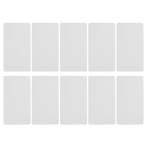 10x Eyebrow Tattoo Practice Silicone Double-Sided Skin