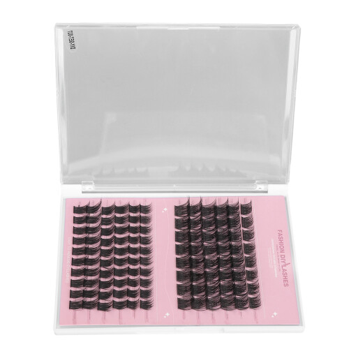 (037 108 Clusters) 8-16mm Fluffy DIY False Eyelashes 037 108 Clusters