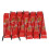 12pcs Red Waterproof Temporary Tattoo Paste Kit 300g 1