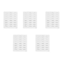 10PCS Thickened 2mm Double Sided Silicone Eyebrow Practice Skin