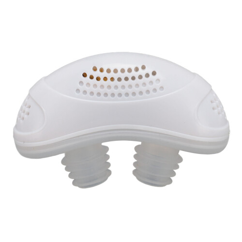 (White) Anti Snoring Device Rechargeable 3 Levels White 1
