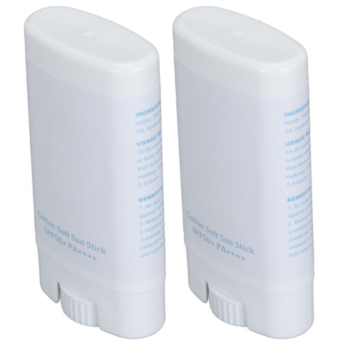 2pcs 19g SPF 50+ Moisturizing Sun Stick Non Greasy 2