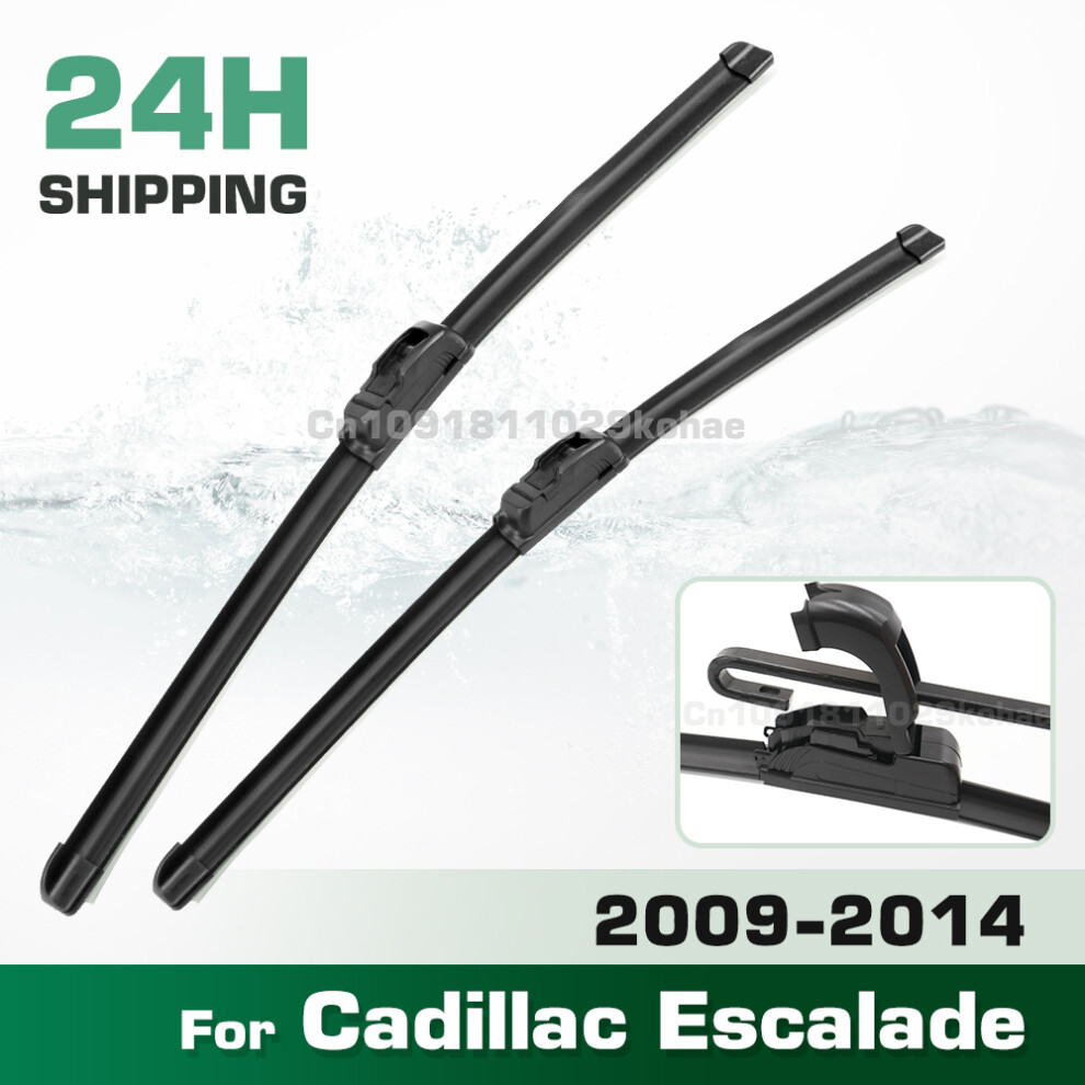 (2Pcs) Wiper Lhd&Rhd Front Wiper Blades Set For Cadillac Escalade 2009 - 2014 Windshield Windscreen Window Brush 22" 22" 6935159279042