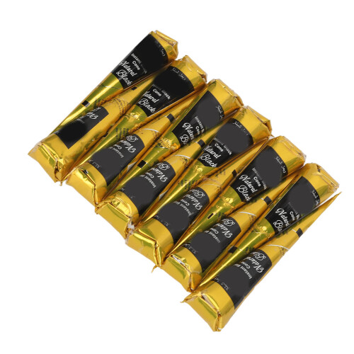 12pcs Black Temporary Tattoo Paste Cones 300g 2