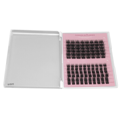 (037 108 Clusters) 8-16mm Fluffy DIY False Eyelashes 037 108 Clusters 1
