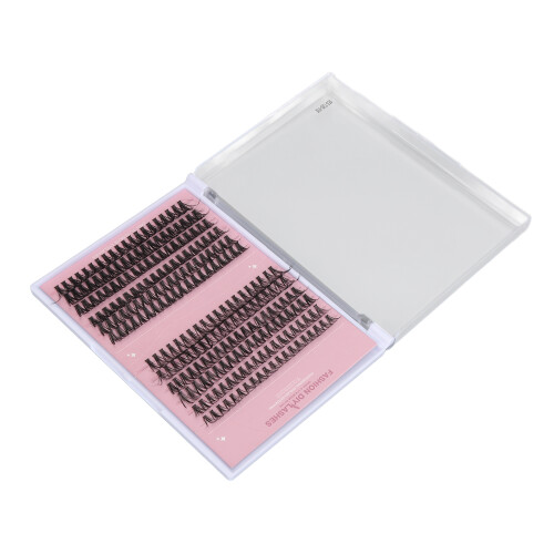 (Pink) 240pcs Lash-Extension-Kit 10-16mm D-Curl Pinzette 1
