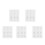 10PCS Thickened 2mm Double Sided Silicone Eyebrow Practice Skin 2