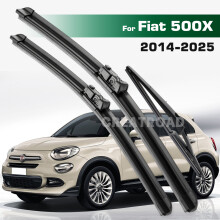 (Right hand drive) Wiper Set For Fiat 500X 2014-2025 Front & Rear Wiper Blades Windshield Windscreen Window Brushes
