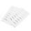 10PCS Thickened 2mm Double Sided Silicone Eyebrow Practice Skin 5