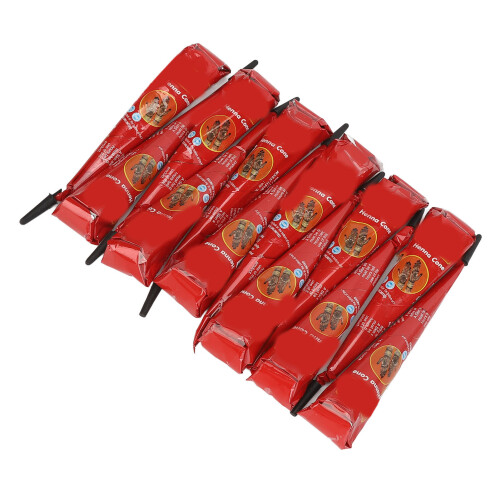 12pcs Red Waterproof Temporary Tattoo Paste Kit 300g 1