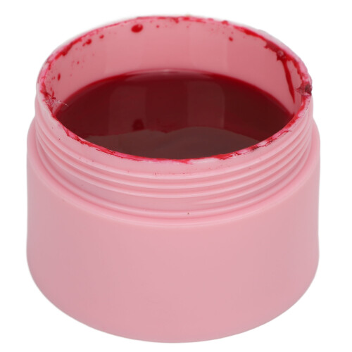 (Red) 2x Waterproof Red Temporary Tattoo Paste Cream 2
