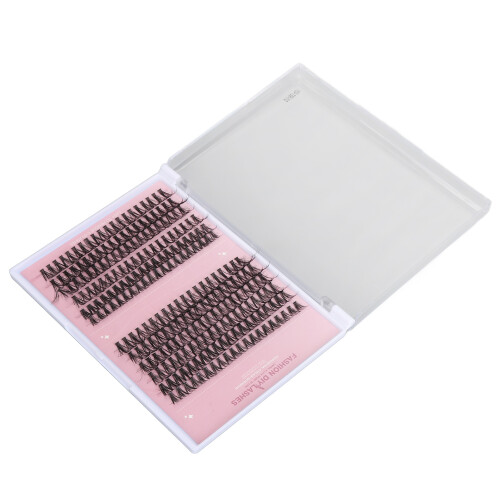 (Black) Wimpern-Set D-Curl mit 8ml Kleber für DIY 2