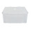 (Transparent) Cosmetic Organizer Box Hinged Dust Proof Large Clear Case 1
