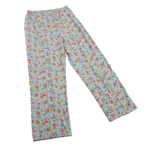 (2XL) Pantaloni Donna Cotone Cerniera Post Operatoria XL 1