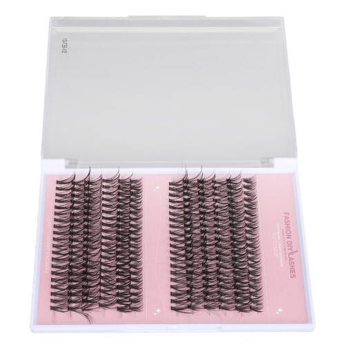 (Black) Wimpern-Set D-Curl mit 8ml Kleber für DIY 1