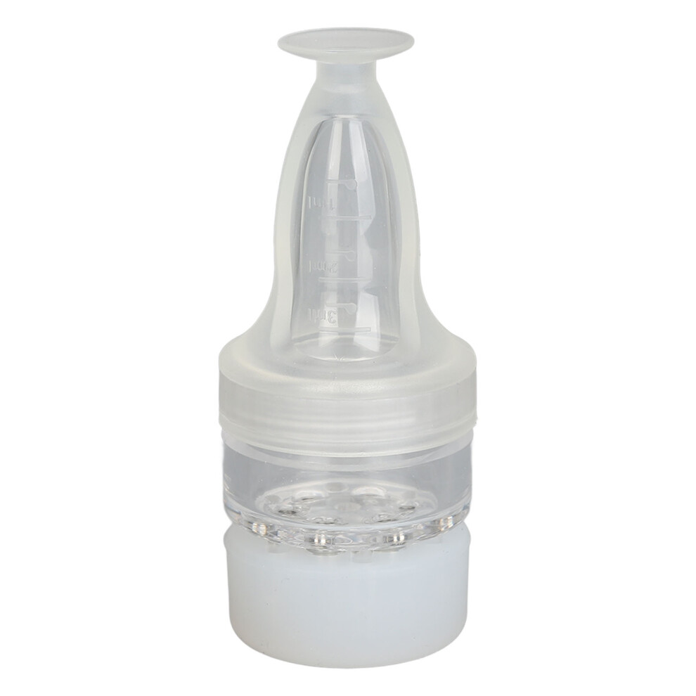 White (White) Scalp Applicator Comb 3Ml Leakproof Hair Growth Massager Transparent