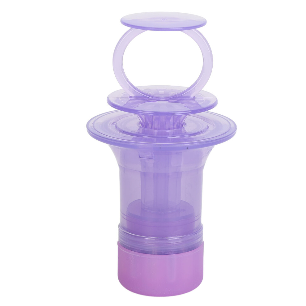Lavender/Purple ( Purple) 6Ml Scalp Oil Applicator Comb Massaging Leak Proof Roller Transparent