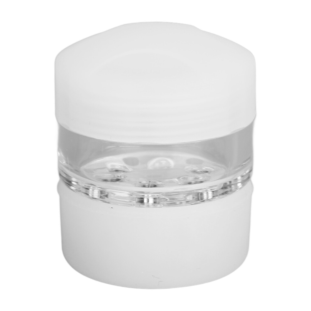 (Transparent White) Scalp Massage Applicator Comb 5ml Prevent Leakage Transparent