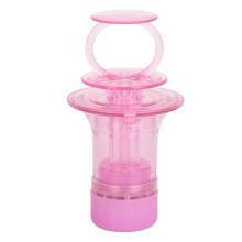 (Sakura Pink) 6ml Kopfhautöl-Applikator-Kamm, massierend, auslaufsicher, transparent