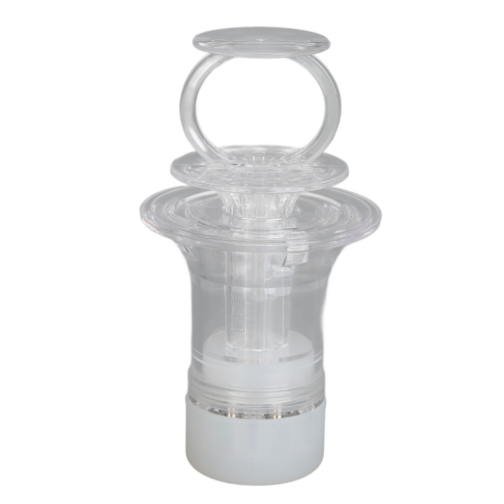 White (Transparent ) 6Ml Scalp Oil Applicator Comb Massaging Leak Proof Roller Transparent