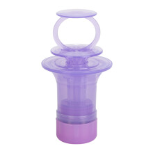 (Lavender Purple) 6ml Kopfhautöl-Applikator-Kamm, auslaufsicher, Haarwuchs, Sakura-Pink