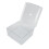 (Transparent) Cosmetic Organizer Box Hinged Dust Proof Large Clear Case 3