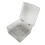 (Translucent Grey) Kosmetik Organizer Box mit Deckel staubdicht groß klar 3