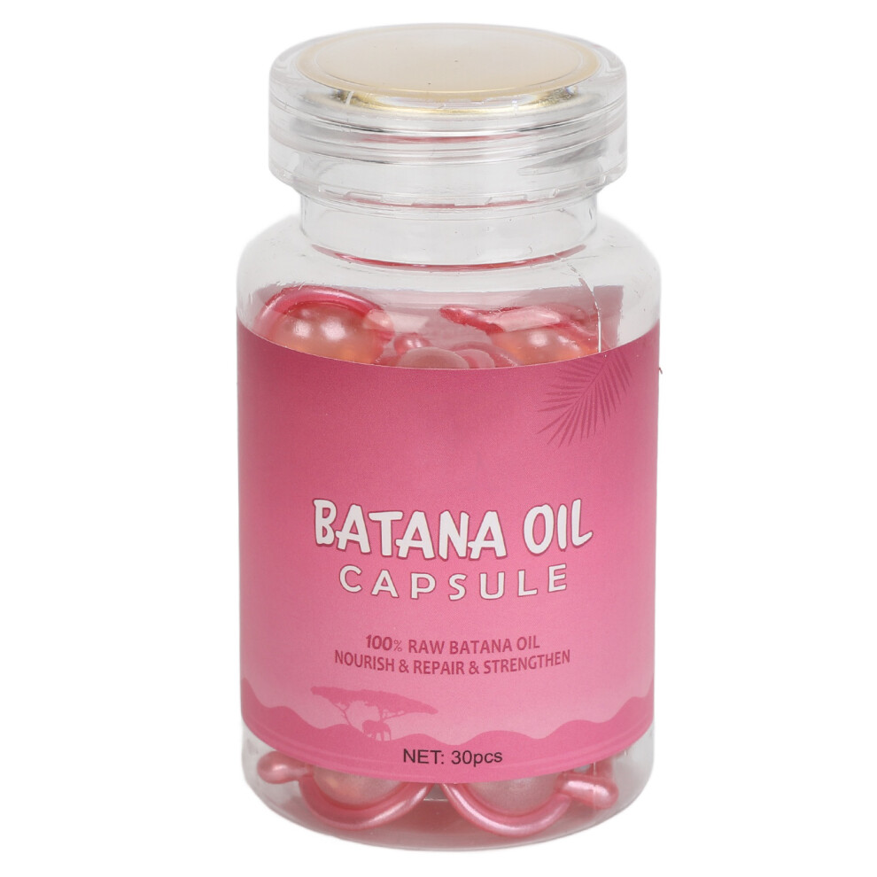 30pcs Batana Hair Oil Capsules Repair Damaged Hair Growth Nourish