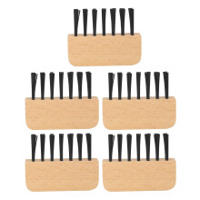 5x Holz-Kamm Reinigung gegen Schuppen & Fett