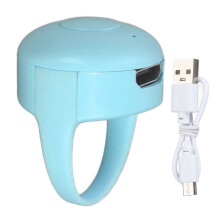(Sky Blue) Bluetooth Page Turner Ring iOS/Android Yellow