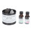 Aromatherapie-Set mit ätherischen Ölen und Diffusorstein für Zuhause 2