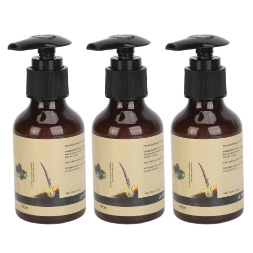 3x100ml Polygonum Multiflorum Shampoo gegen graue Haare