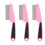 (Pink) Stainless Steel Flea & Tangle Comb Blue 1