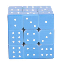3x3 Braille-Schnellpuzzle 3D-Relief IQ-Spiel für Blinde