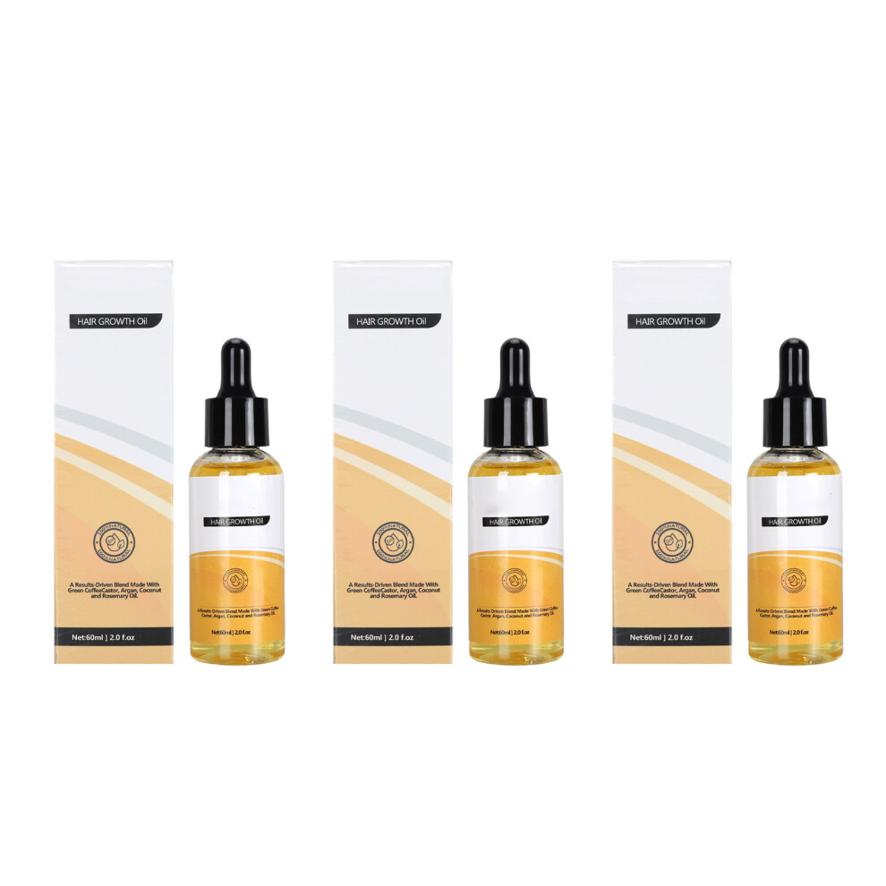 3pcs 60ml Hair Density Essential Oil Strengthening Root Moisturizing