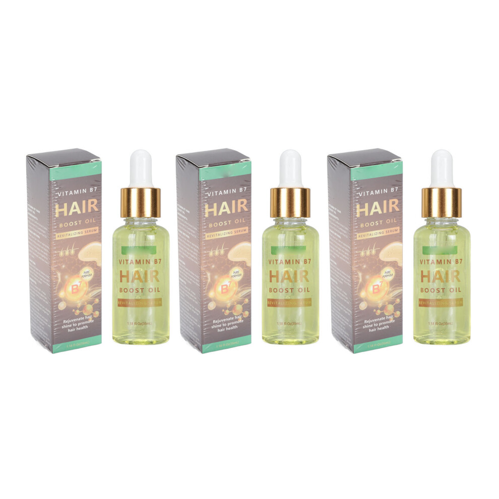 3pcs Vitamin B7 Hair Boost Serum 35ml Nourishing Thickening