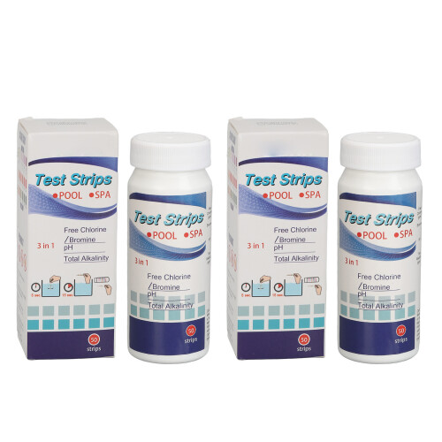 100x pH Test Strips + 2 Bottles