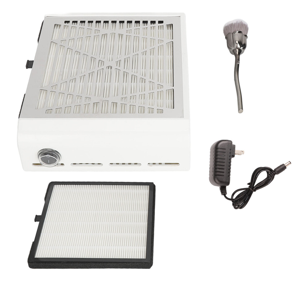 (Us Plug) Nail Dust Collector Adjustable Quiet Suction Fan For Salon 461605338286