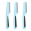 (Blue) Stainless Steel Flea & Tangle Comb Blue 4