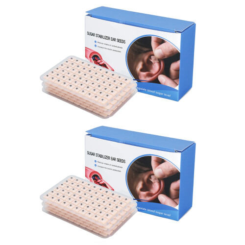 1200 Pcs Ear Bead Patch Stress Relief Acupressure Massage