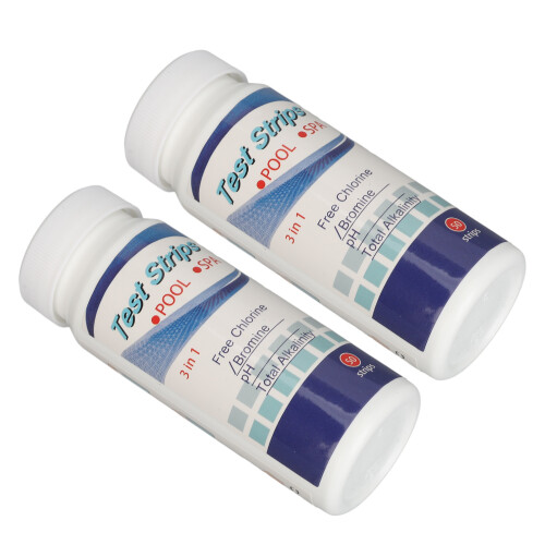 100x pH Test Strips + 2 Bottles 2