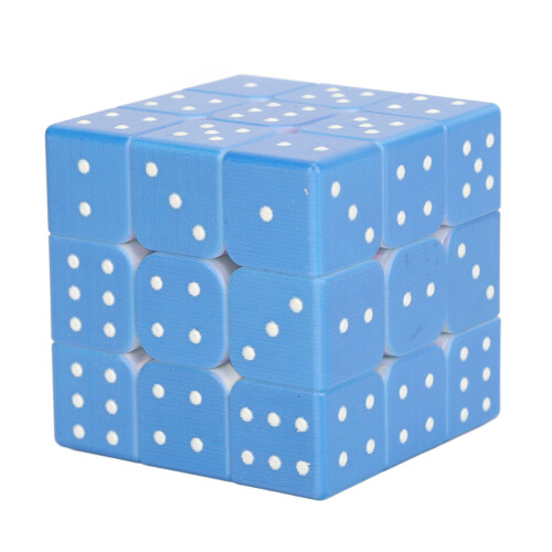 Puzzle Braille 3x3 per Ipovedenti, Gioco IQ 3D in Rilievo 1