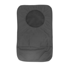 (Black) Colostomy Bag Cover Black Breathable Washable Cotton