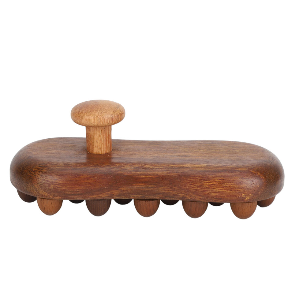 Lymphatic Drainage Cellulite Massager 16 Beads Wooden Portable